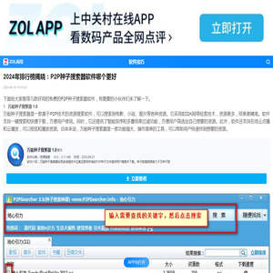 2024年排行榜揭晓：P2P种子搜索器软件哪个更好-ZOL软件下载