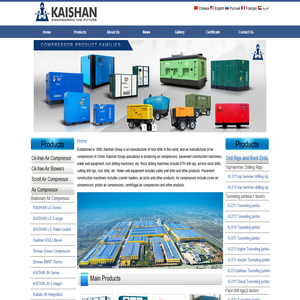 Kaishan Group,Air Compressor,Drilling Rig,Rock Drills,China Air Compressor Manufacturer